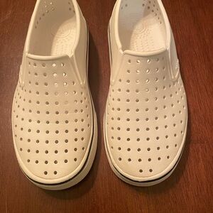Native Kids White Shoes
